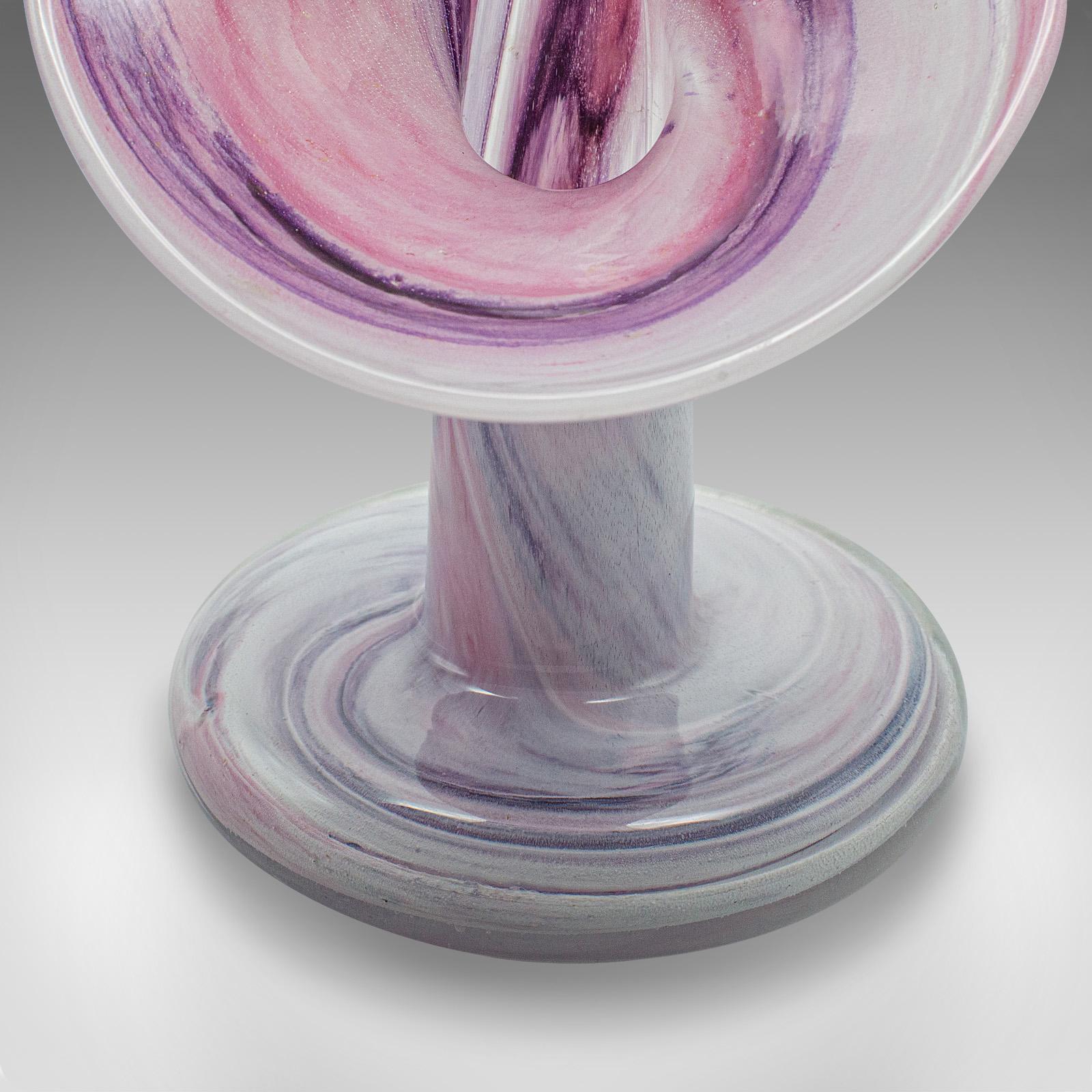 Vaso decorativo d'epoca, continentale, vetro artistico, manica di pose, fine XX secolo in vendita 4
