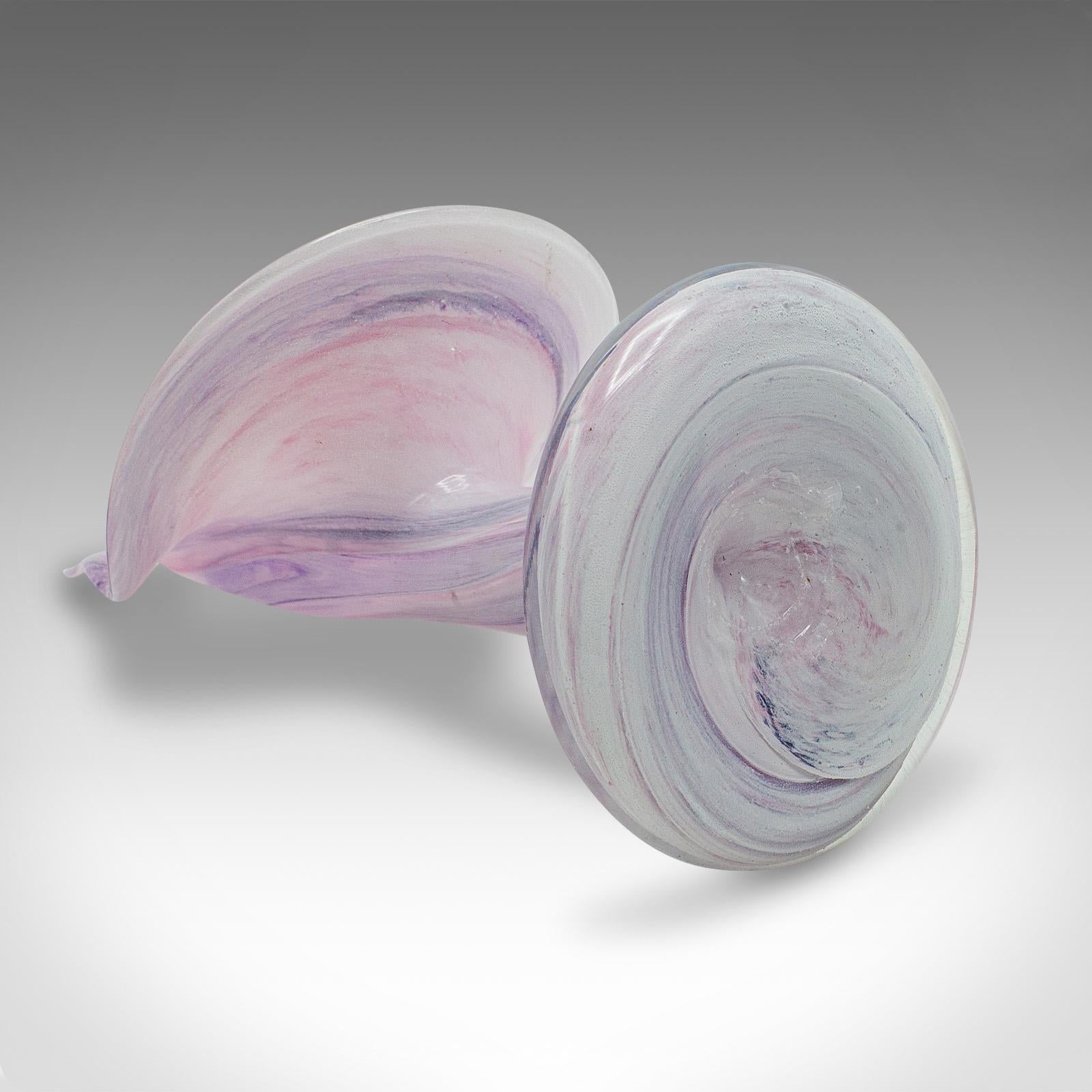 Vaso decorativo d'epoca, continentale, vetro artistico, manica di pose, fine XX secolo in vendita 2