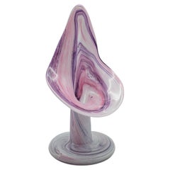 Vaso decorativo d'epoca, continentale, vetro artistico, manica di pose, fine XX secolo