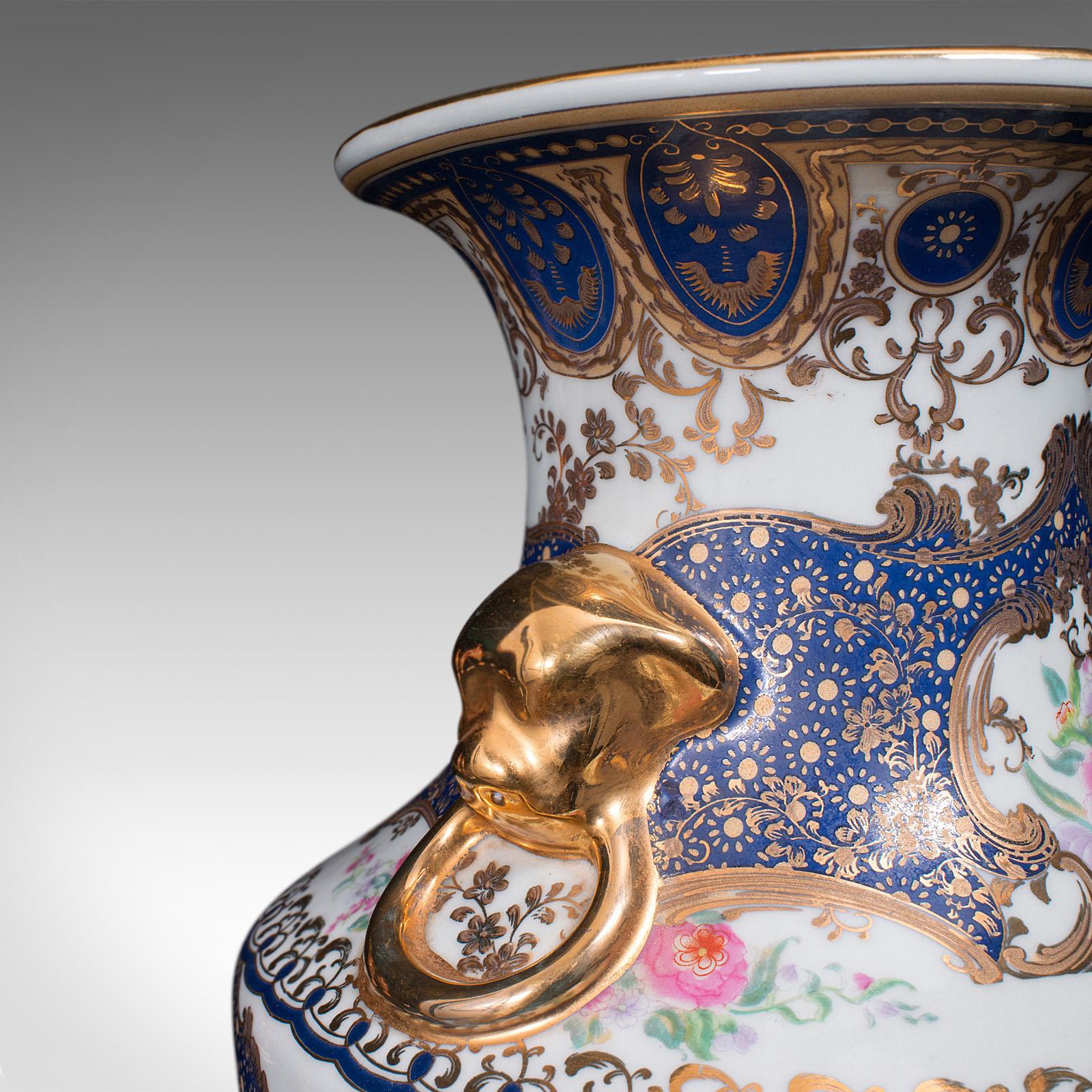 Vintage Decorative Vase, Italian, Ceramic, Baluster, Baroque Revival, Art Deco For Sale 5