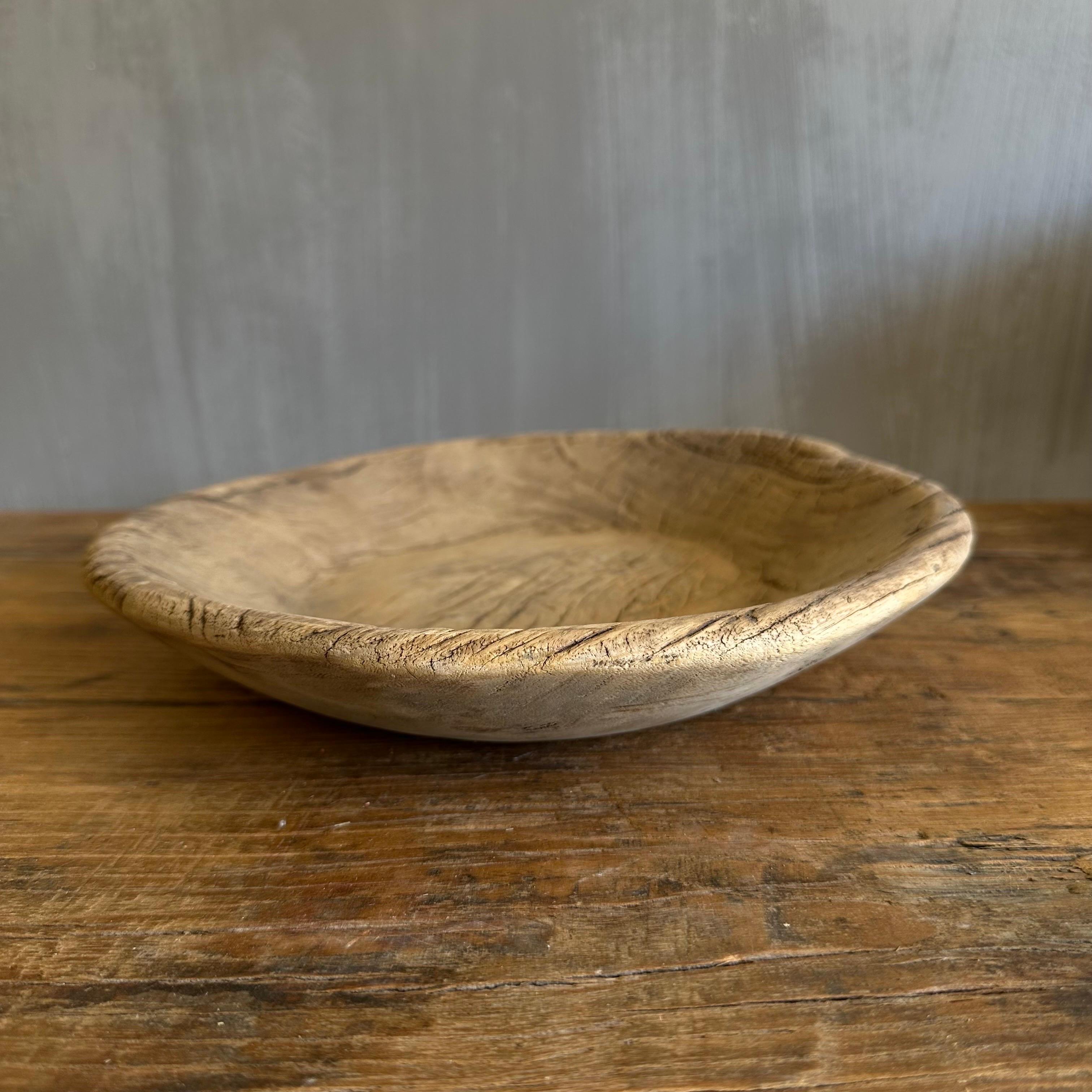 Vintage Decorative Wood Bowl 1