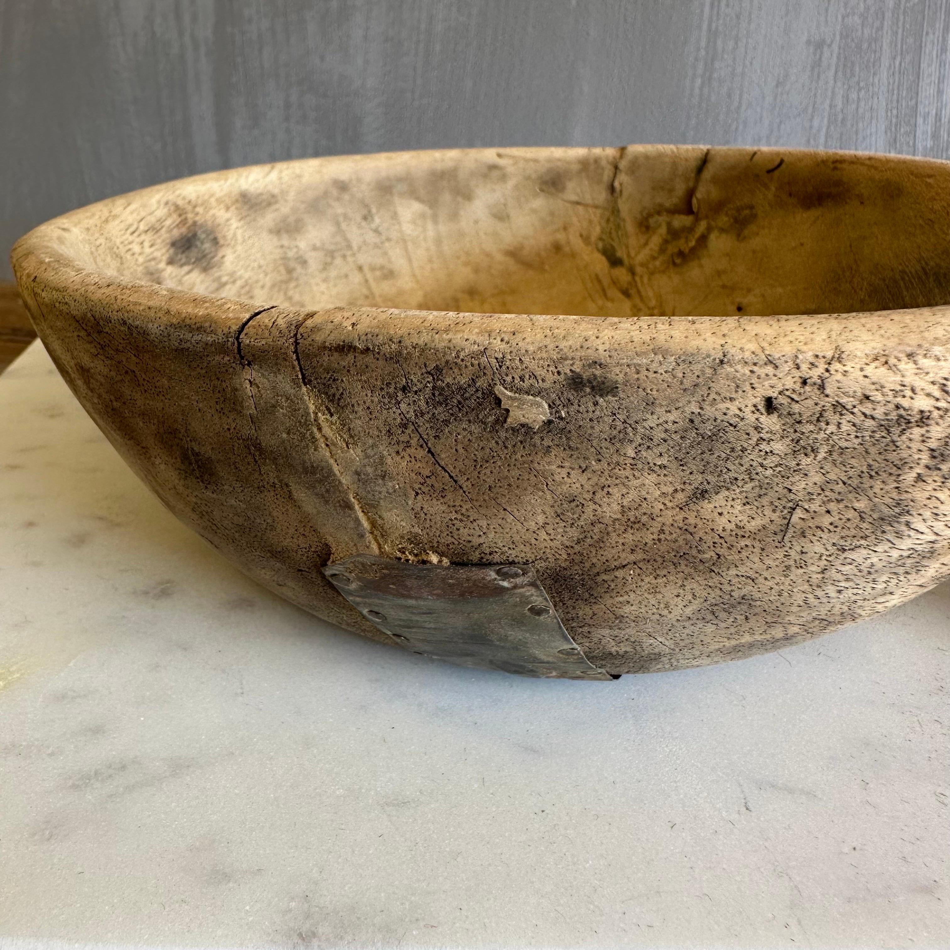 Vintage Decorative Wood Bowl 2