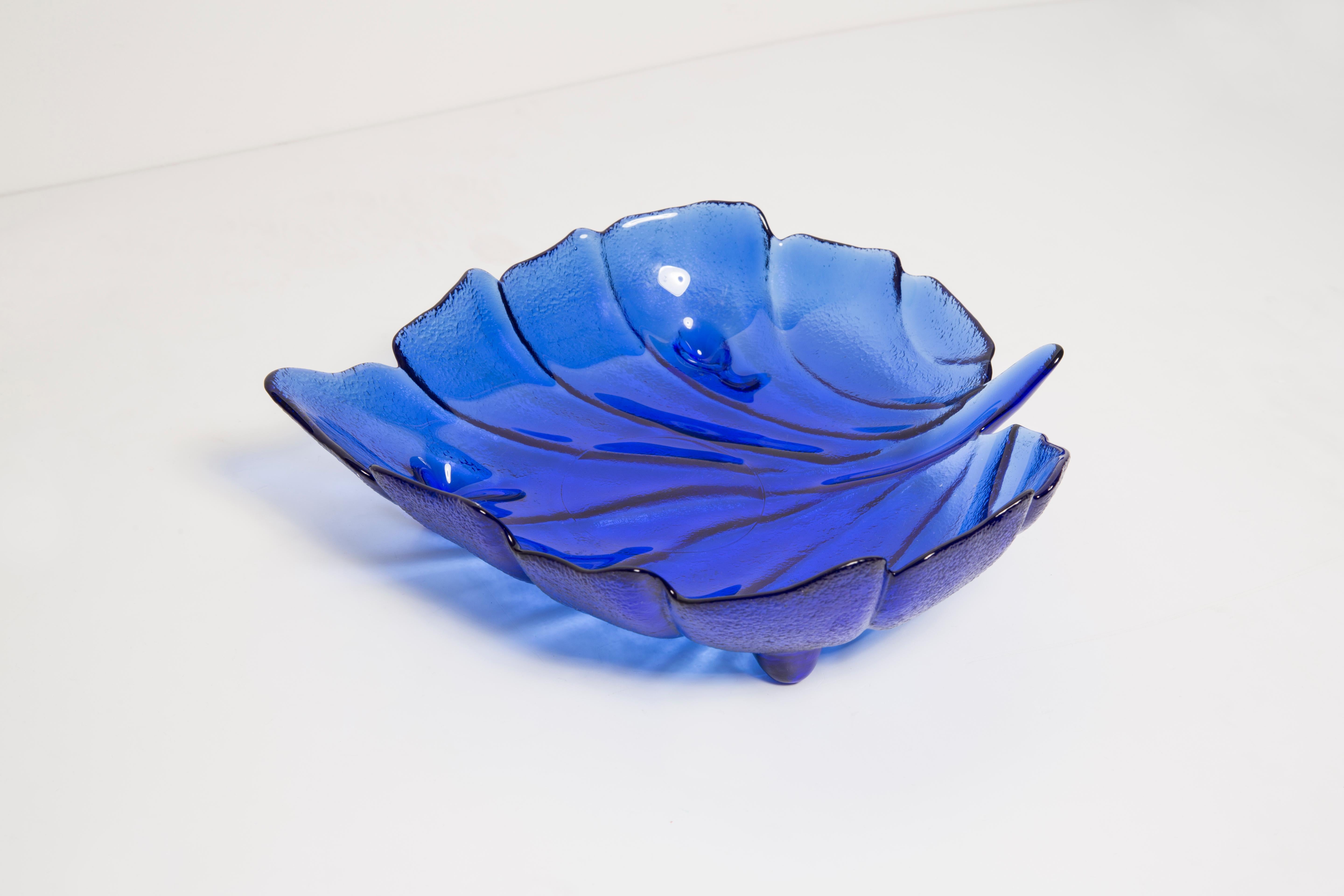 vintage light blue glass bowl