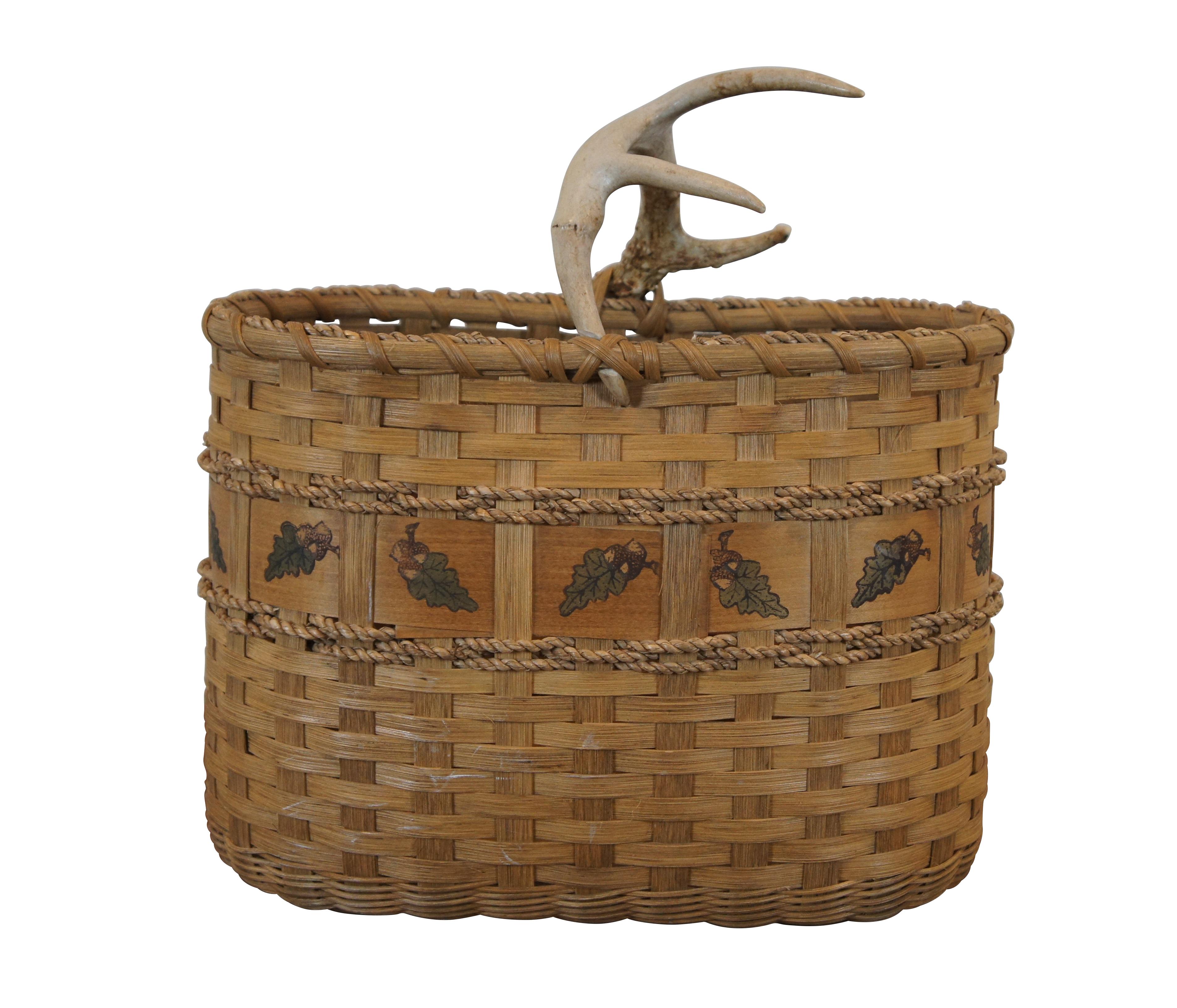 nesting baskets with scalloped liner