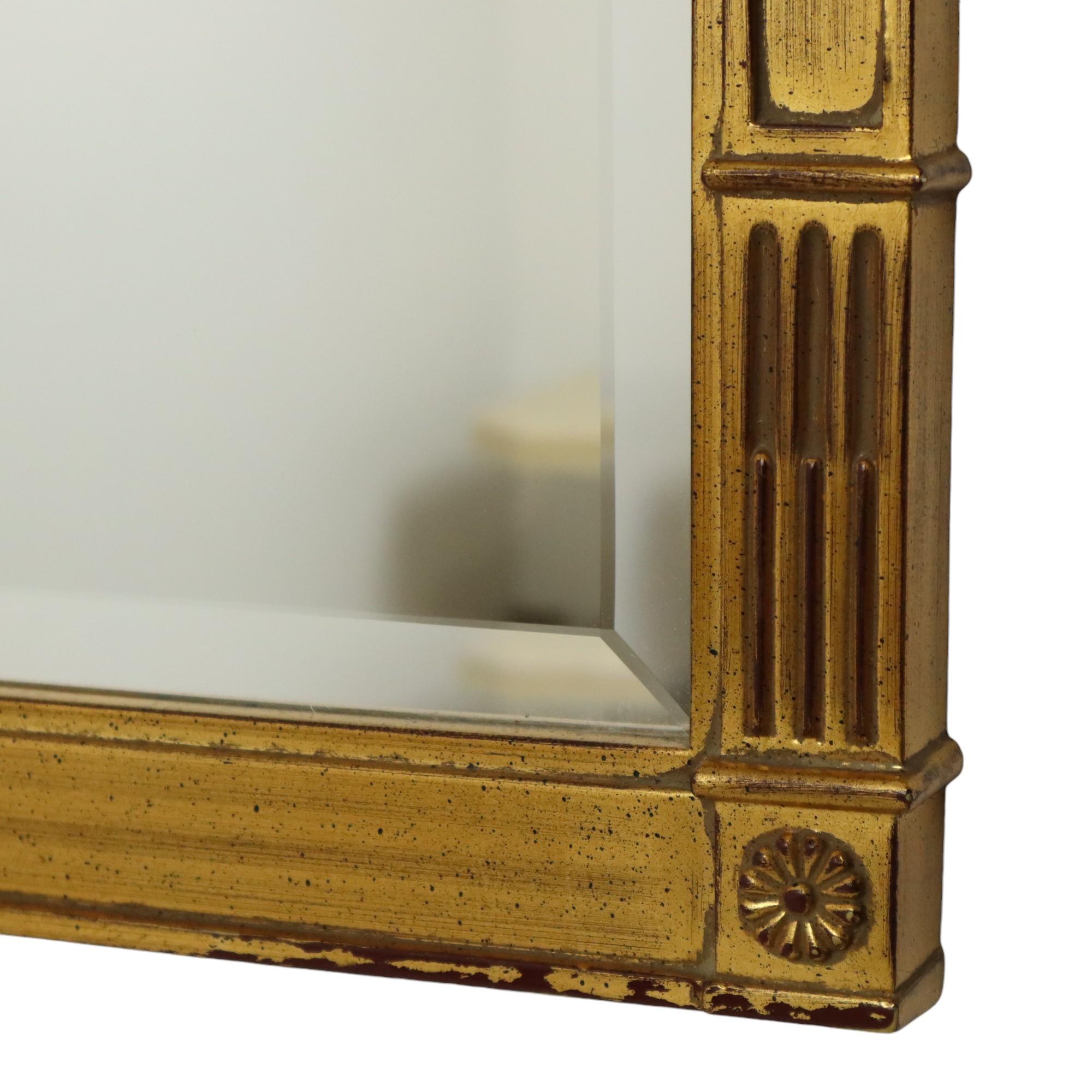 Belge Miroir Vintage Deknudt Style Empire Doré 102cm