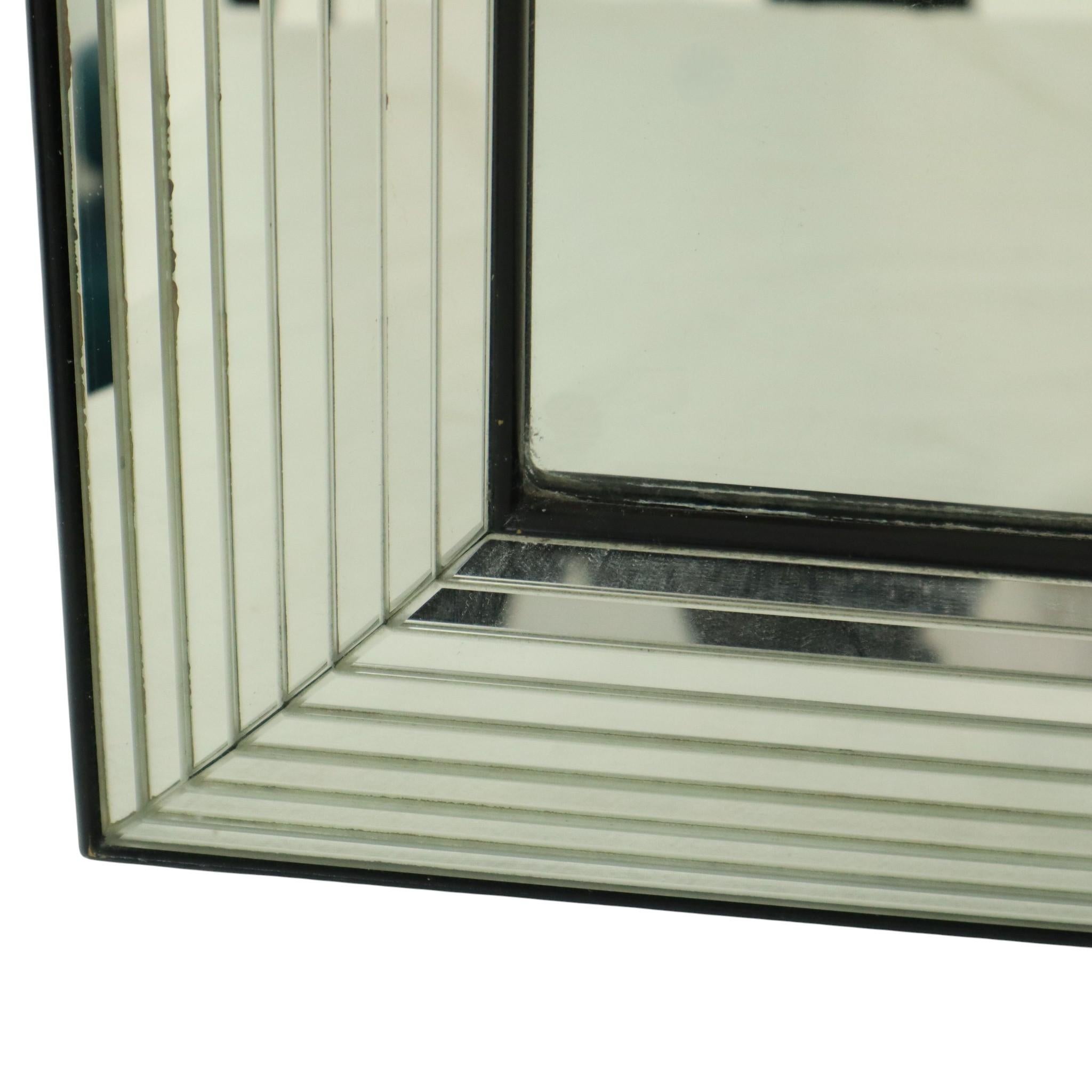 Vintage Deknudt Silber Hollywood Regency Spiegel 107cm im Angebot 6