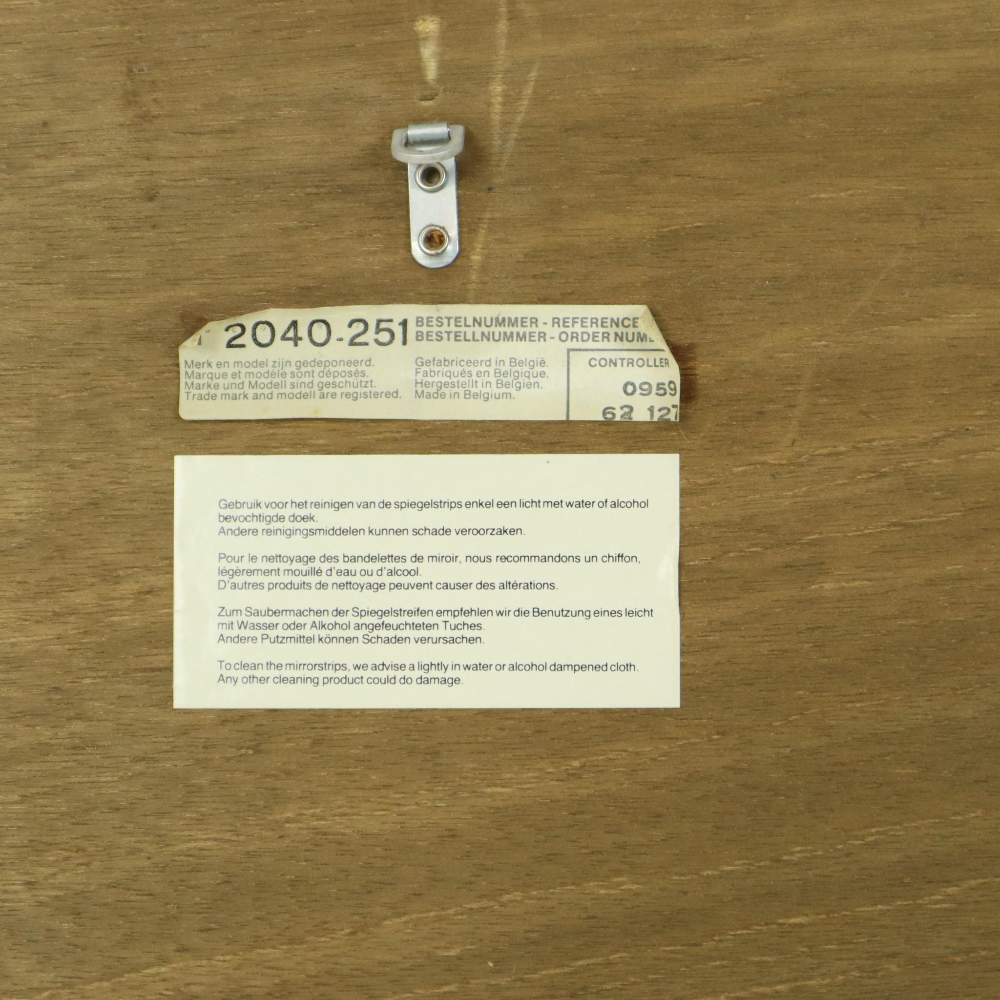 Vintage Deknudt Silber Hollywood Regency Spiegel 107cm im Angebot 10