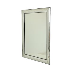 Vintage Deknudt Silver Hollywood Regency Mirror 107cm