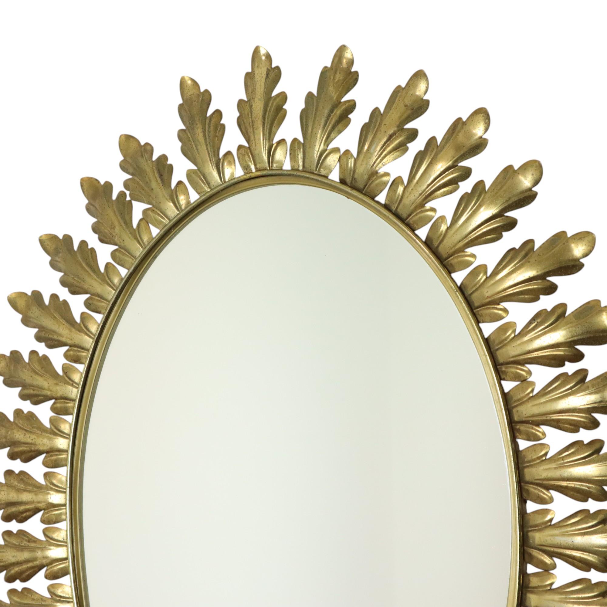 Vintage Deknudt Sun Spiegel Sunburst Gold Acanthus Sechziger Jahre (Hollywood Regency) im Angebot