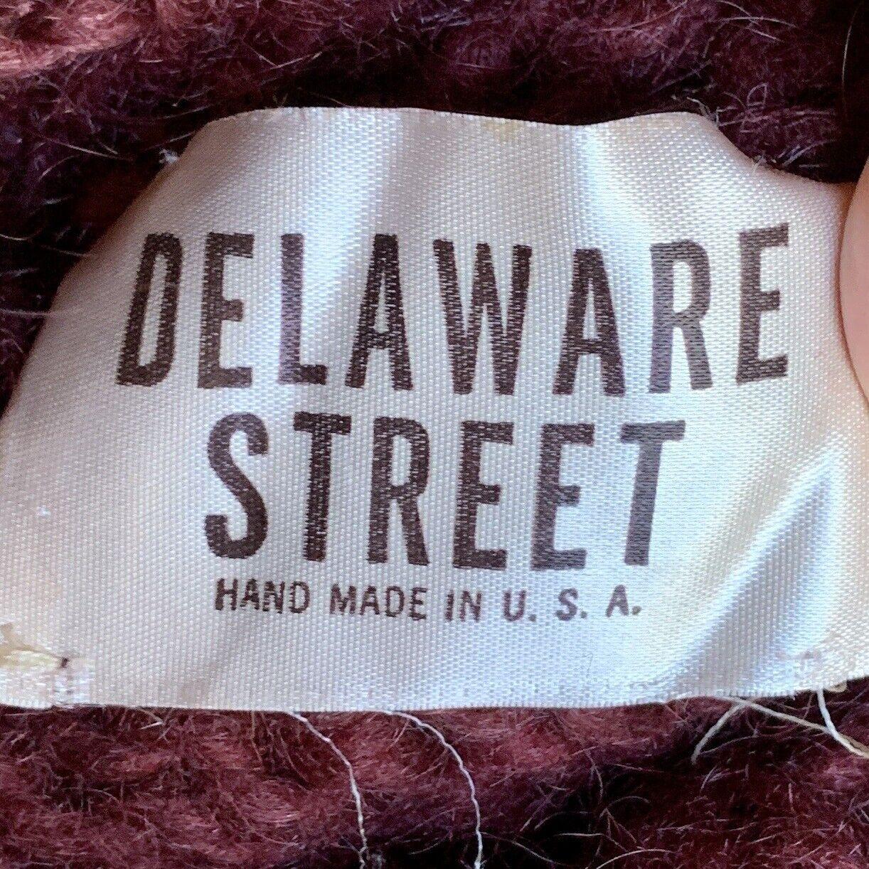 Vintage DELAWARE STREET Avant Garde FOX Fur CASHMERE Cable Knit Sweater USA For Sale 4