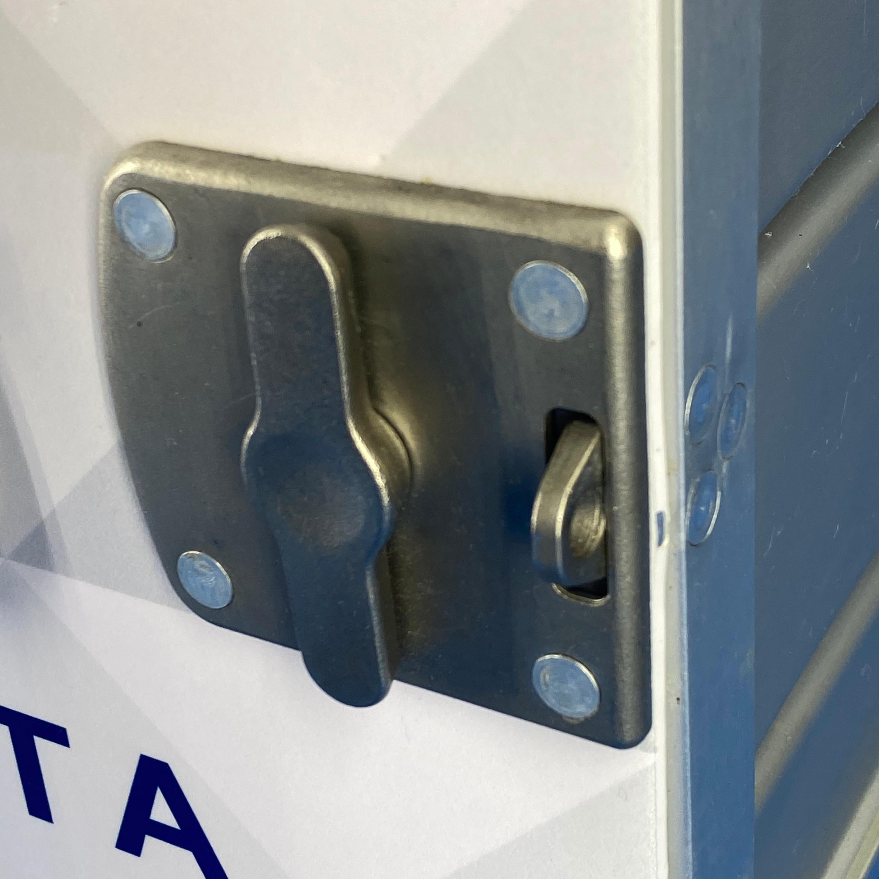 Vintage Delta Airlines Aluminum Galley Container Box at 1stDibs
