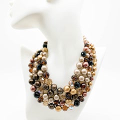 Vintage DeMario Bronze Necklace 1940s