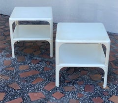 Vintage Demetrio 45 Abs Stacking Tables, Magistretti for Artemide Mid Century