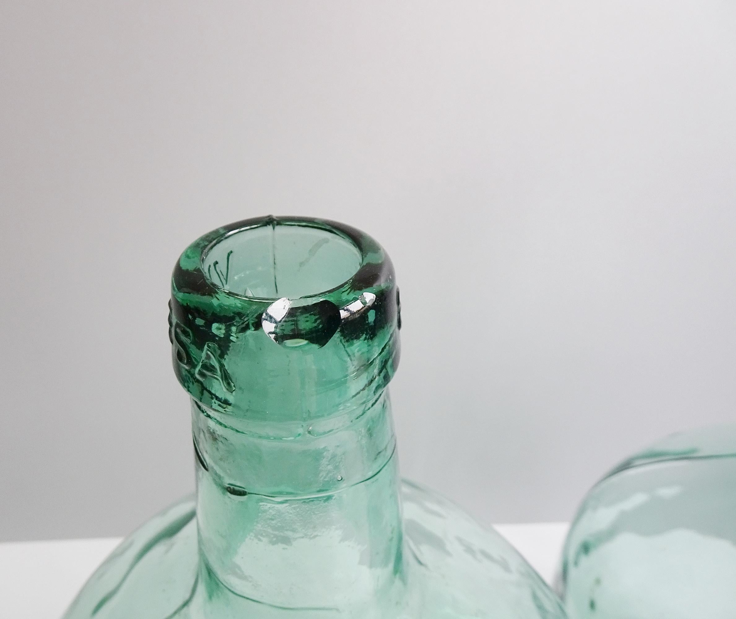 Vintage Demijohn Bottle, Set of 2 In Good Condition In Saarbruecken, DE