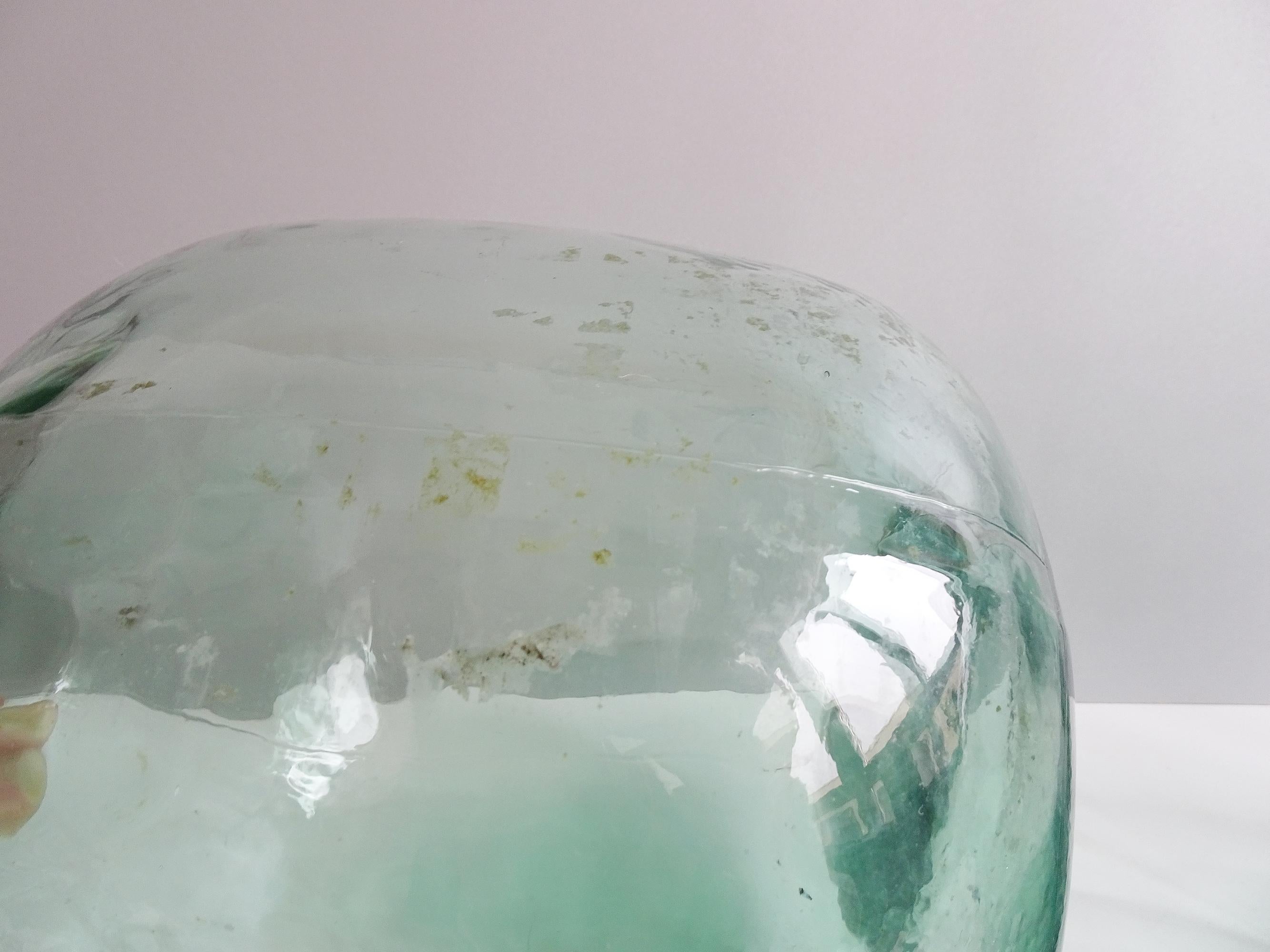 Glass Vintage Demijohn Bottle, Set of 2