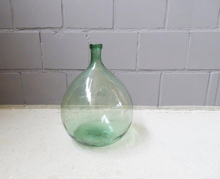Vintage Demijohn Carboy Wine Balloon, Fermentation Bottle For Sale at