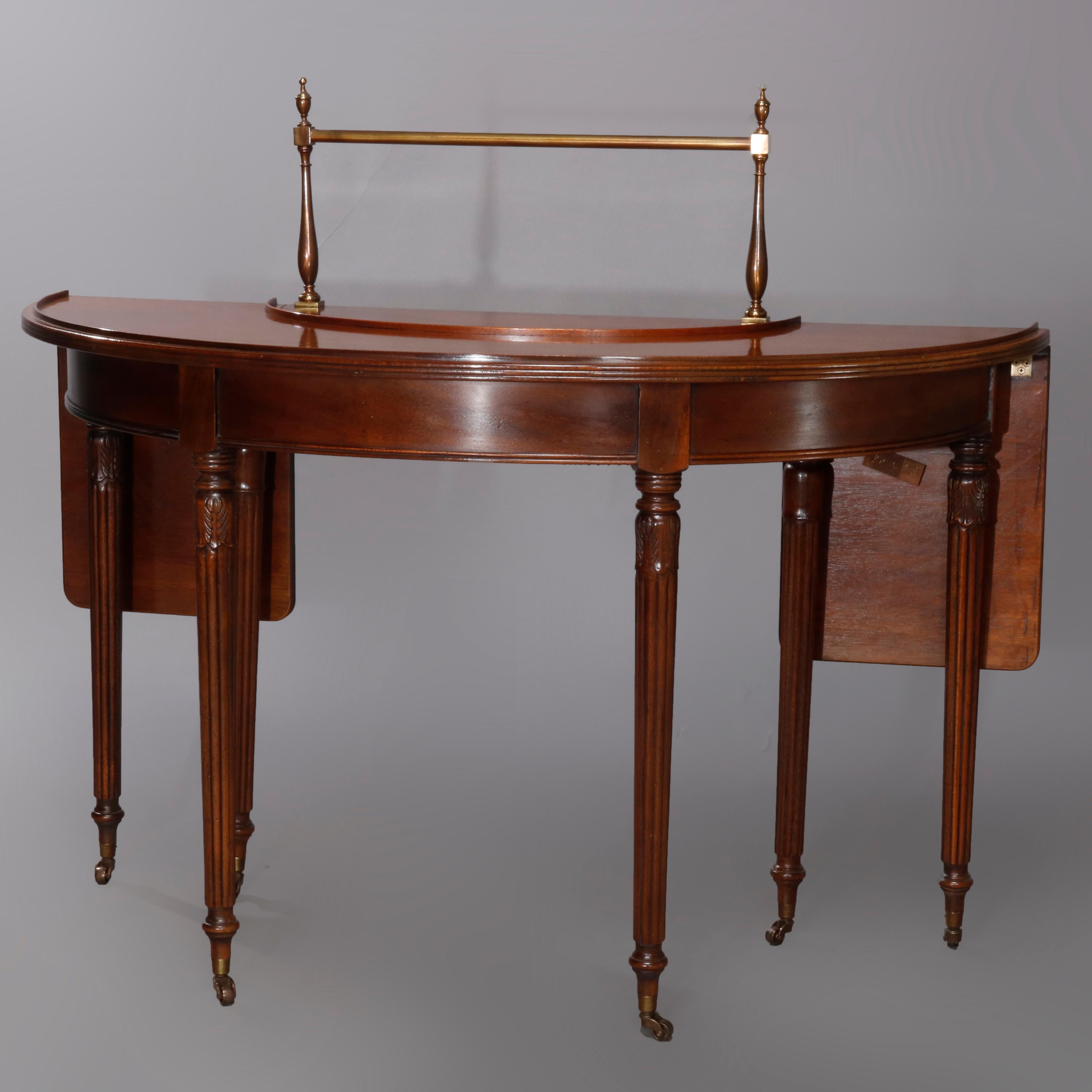 Vintage Demilune Wallace Nutting Collection Serving Table by Drexel, circa 1940 4