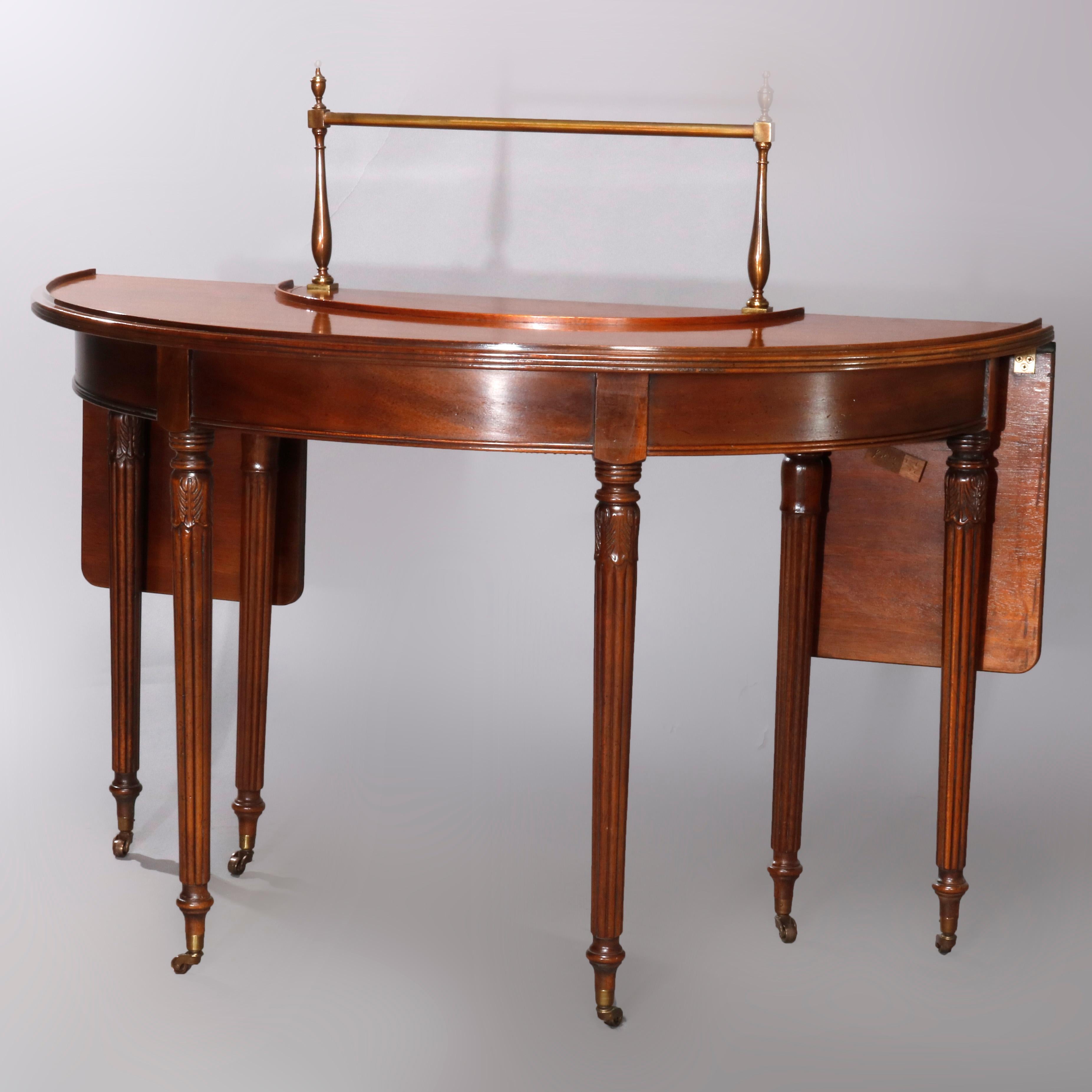 Vintage Demilune Wallace Nutting Collection Serving Table by Drexel, circa 1940 5