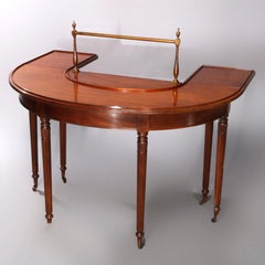 Vintage Demilune Wallace Nutting Collection Serving Table by Drexel, circa 1940