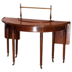 Vintage Demilune Wallace Nutting Collection Serving Table by Drexel, circa 1940
