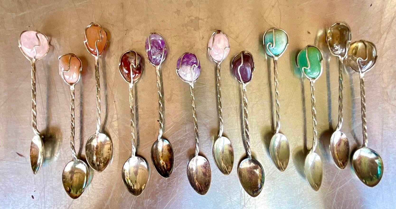 American Vintage Demitasse Spoons- Set of 12 For Sale