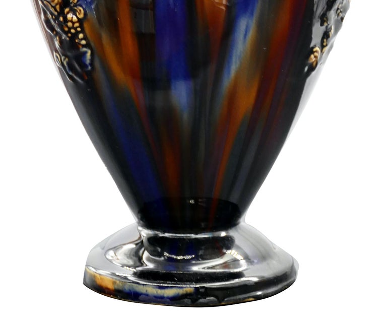 Vintage Denby Pottery Vase with Two Handles, Late 20th Century For Sale