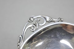 Vintage Denmark Gidom Fraberg Designed Silver Plated Narrow Trinket Candy Dish