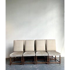 Vintage Dennis and Leen Jacobean Dining Chairs - Set of 8