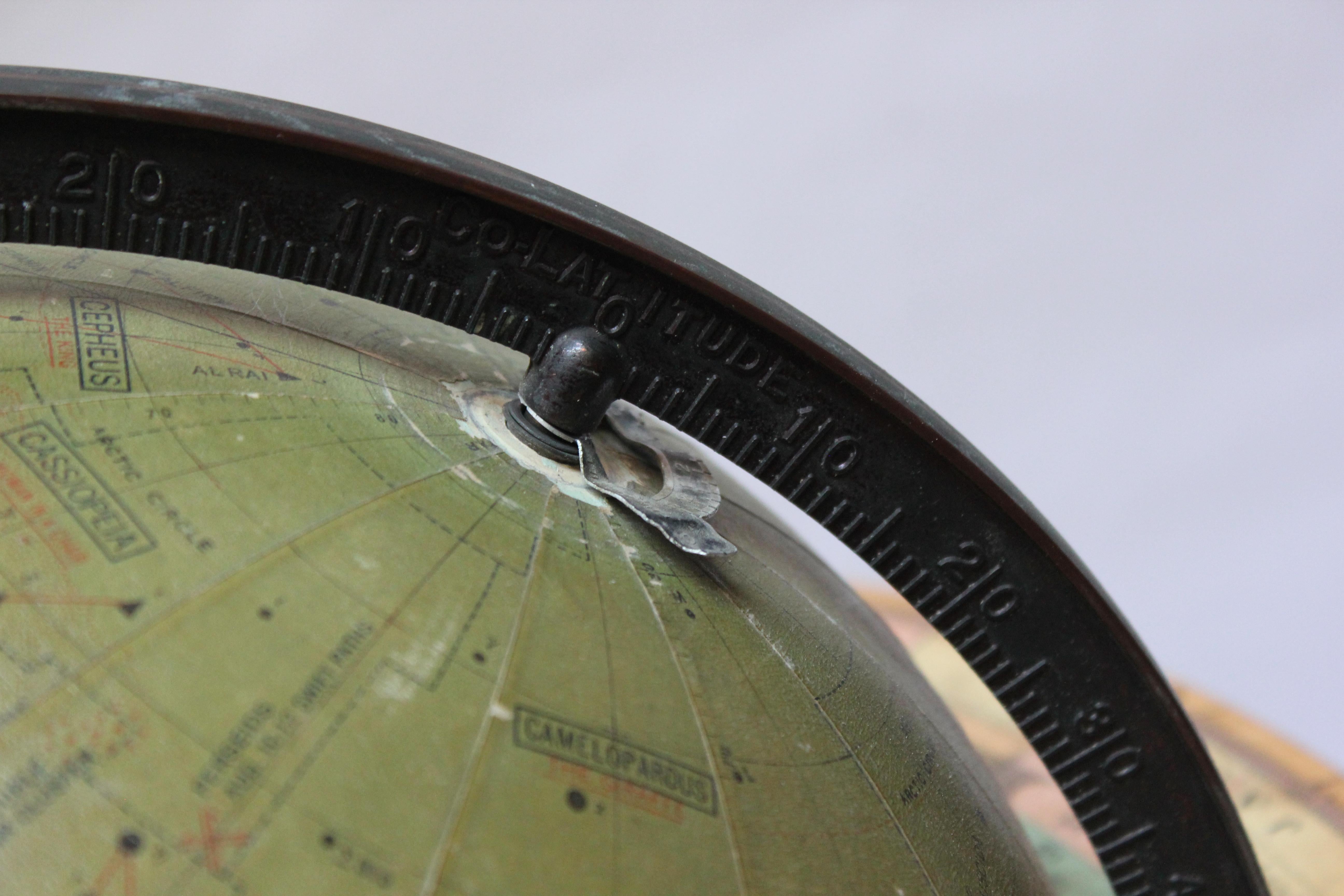 Globo celeste vintage Dennoyer-Geppert en venta 10