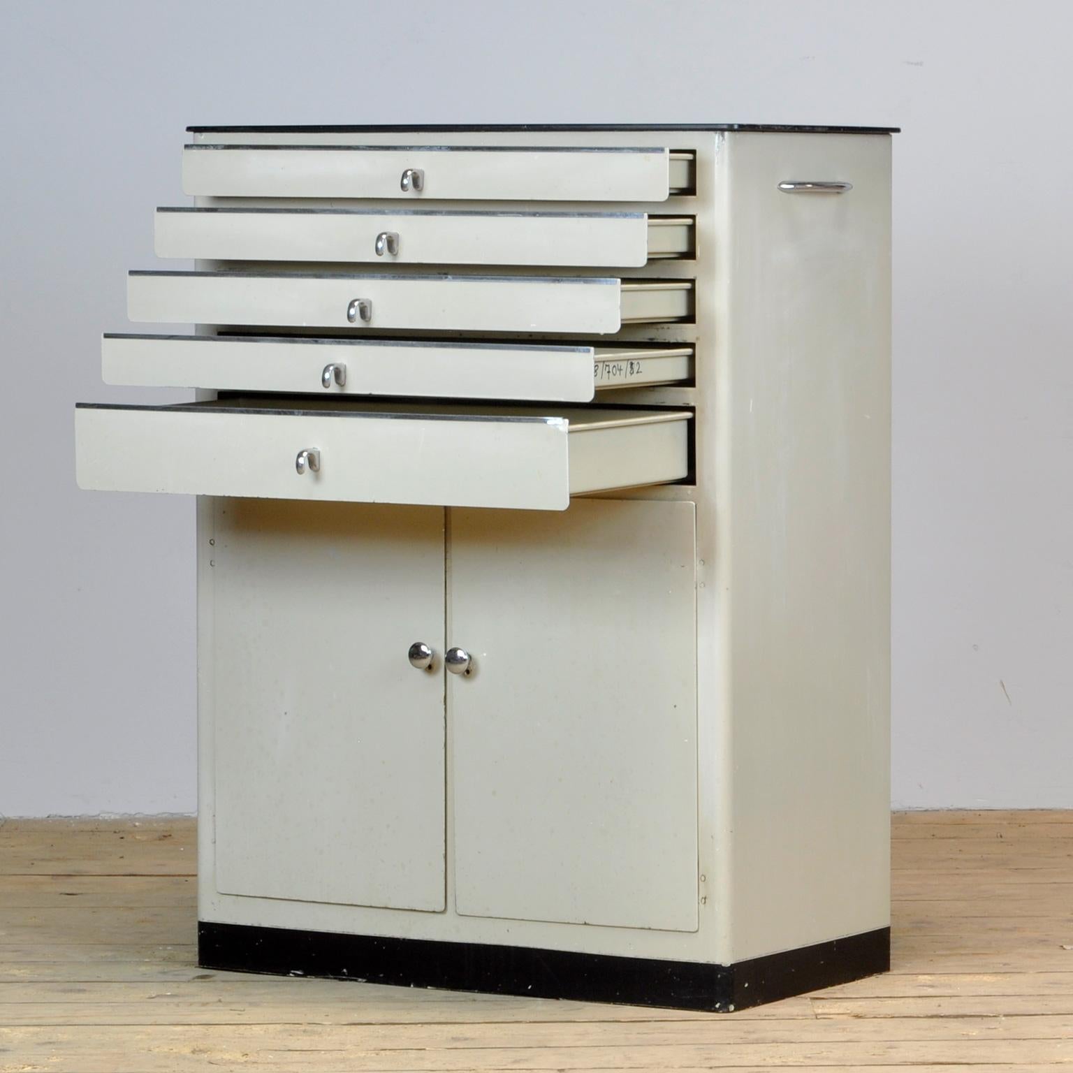 Industrial Vintage Dental Cabinet, 1970s