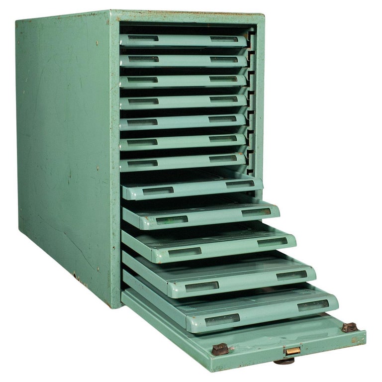 Vieux tiroirs spcimen d'ingnieur dentaire, anglais, Admindex,