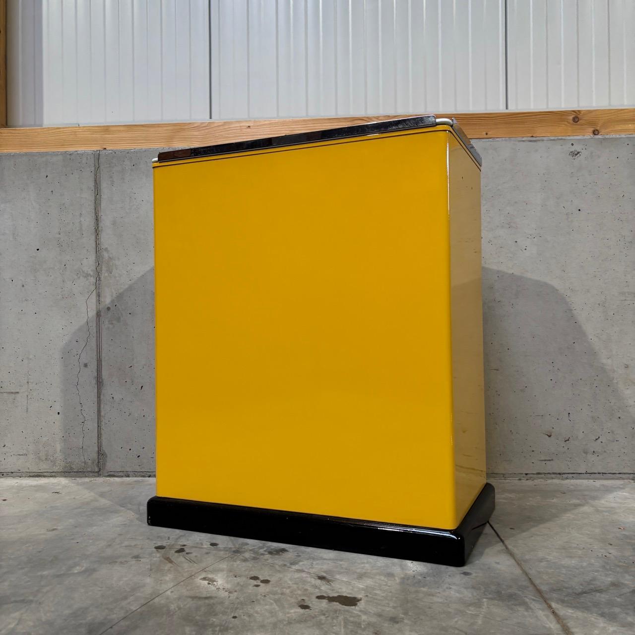 Armoire de dentiste vintage  Baisch  Mid-Century  Jaune 9
