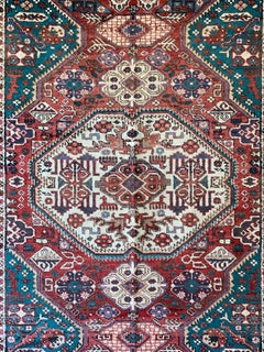 Vintage Derbent Rug in Chajli Kazak Style, circa Mid-1960s
