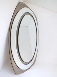 Vintage Design '50s Metalvetro Galvorame Wall Mirror