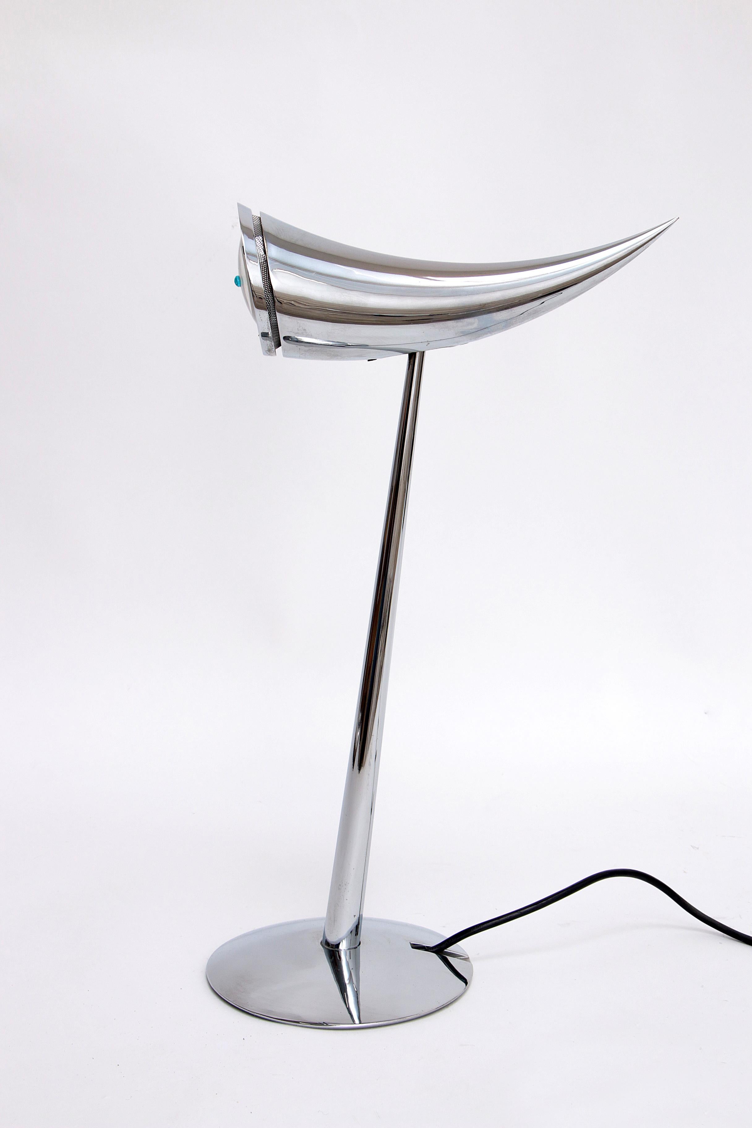 Mid-Century Modern Lampe de table Ara de Philippe Starck Design pour Flos  1988 en vente