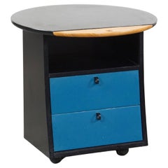 Vintage design (bedside) table by Umberto Asnago for Giorgetti with 2 drawers