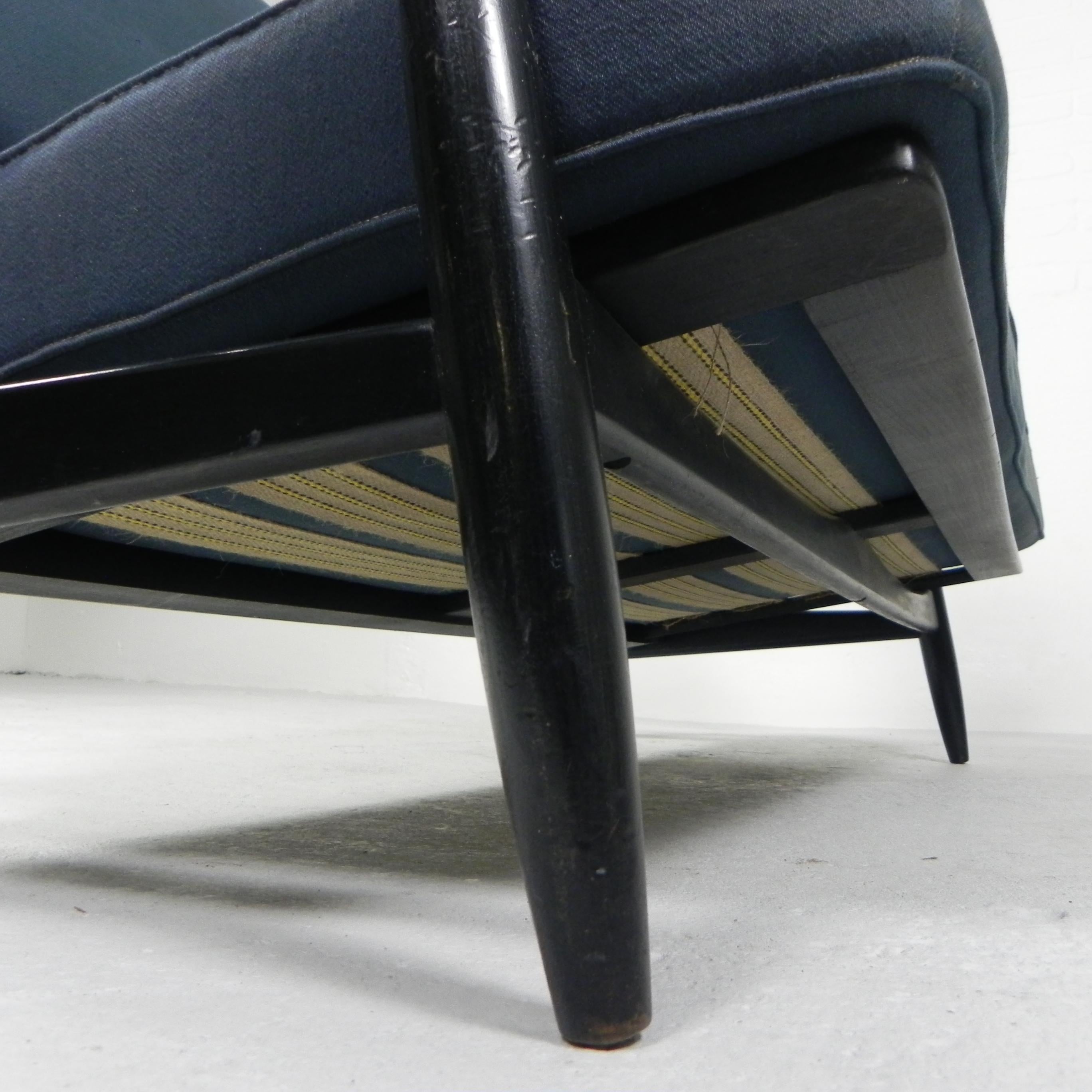 Vintage design bench from the 1960s in the style of Viko Baumritter For Sale 11