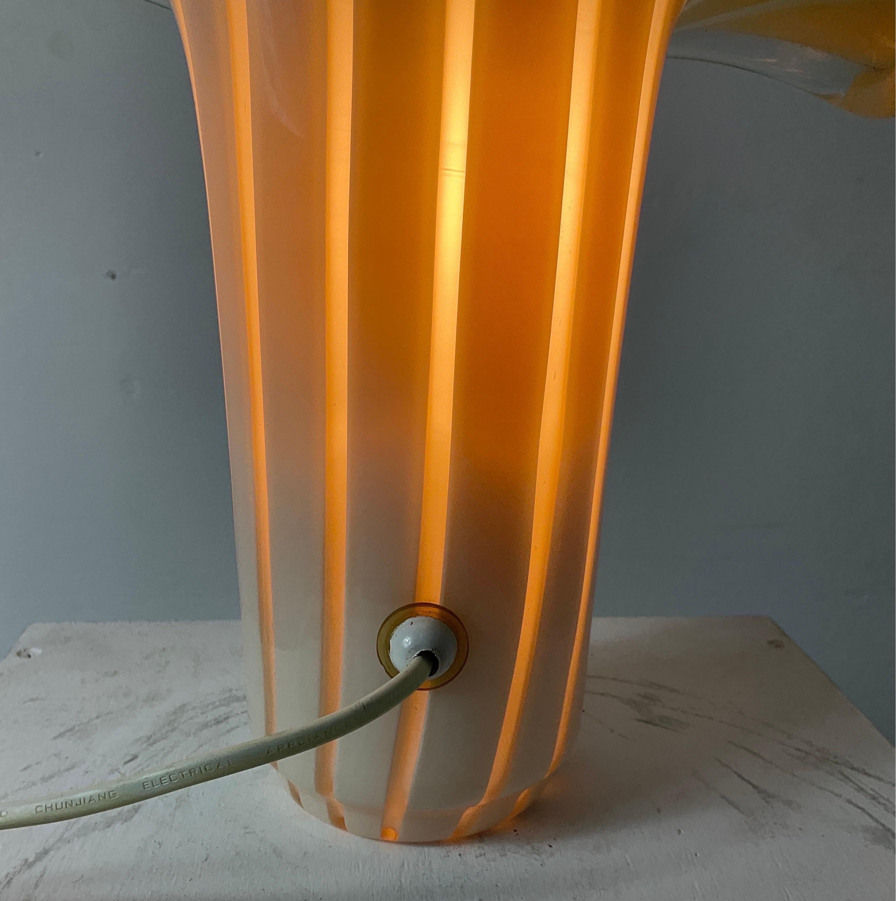 Lampe Vintage Design Venini Mouchoir Muranoglass en vente 5