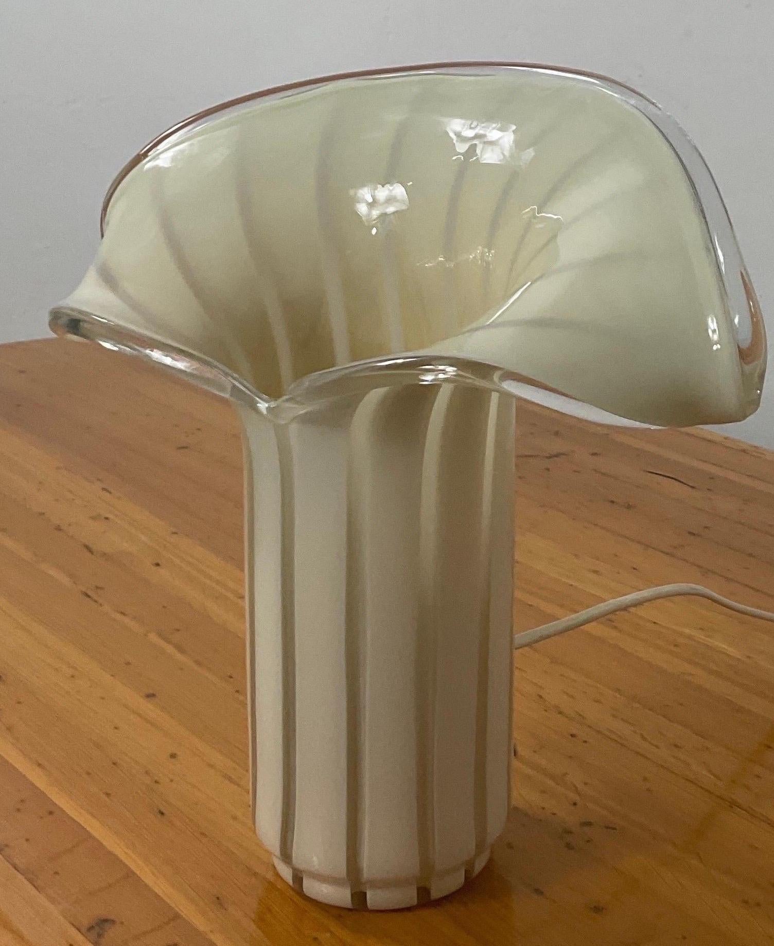 Lampe Vintage Design Venini Mouchoir Muranoglass en vente 11