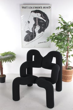 Vintage Design Chair Terje Ekstrøm Ekstrem Lounge Armchair Stokke Varier at  1stDibs