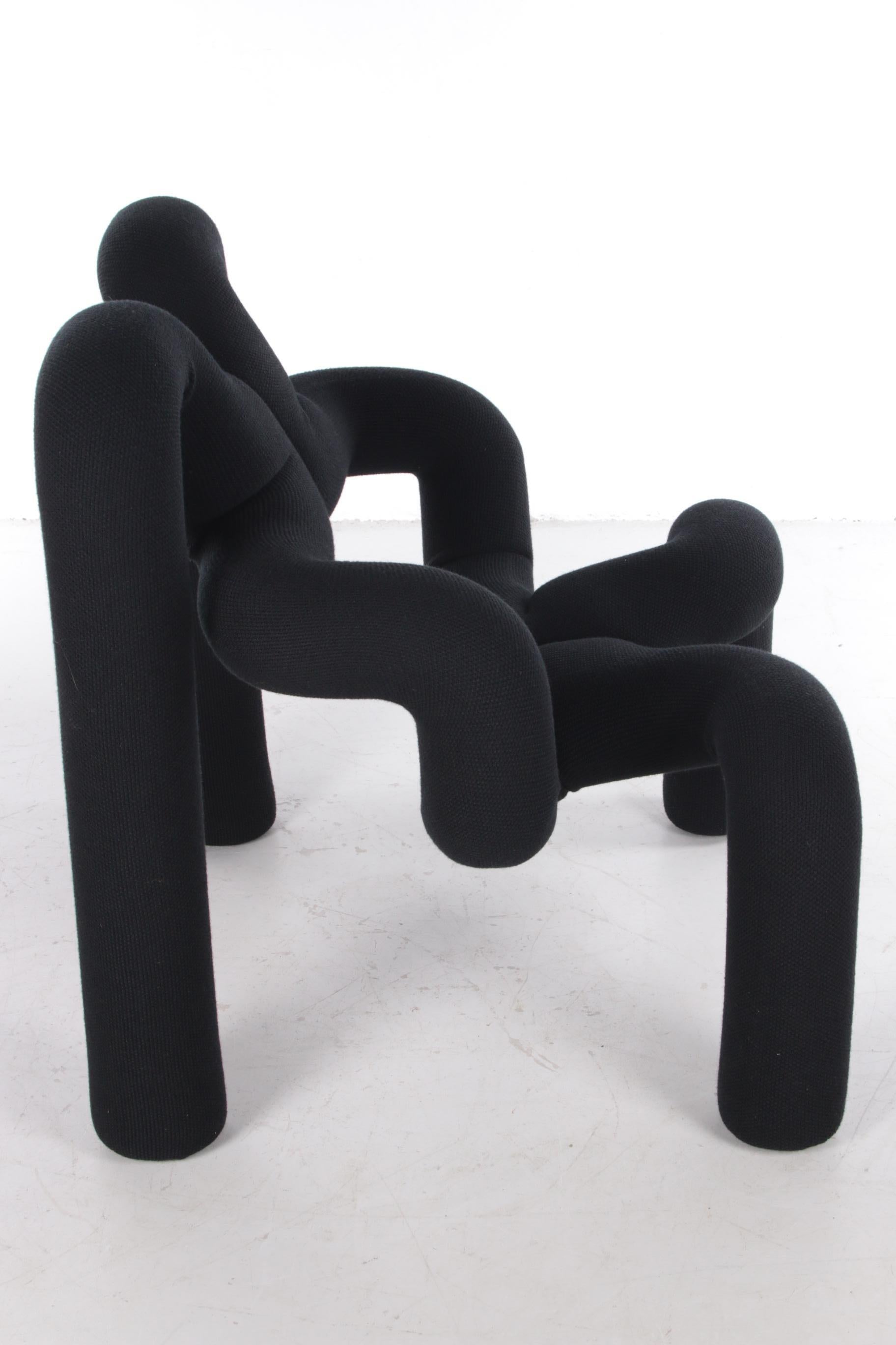 Late 20th Century Vintage Design Chair Terje Ekstrøm Ekstrem Lounge Armchair Stokke Varier
