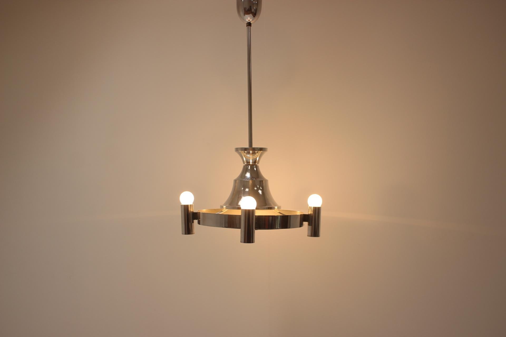 Lampadario di design vintage, anni '40 in vendita 4