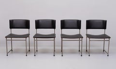 Vintage design curved dining chairs SM08 by Cees Braakman for Pastoe, 1950s