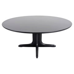 Vintage Design Esstisch schwarz Midcentury 1970 Deutschland