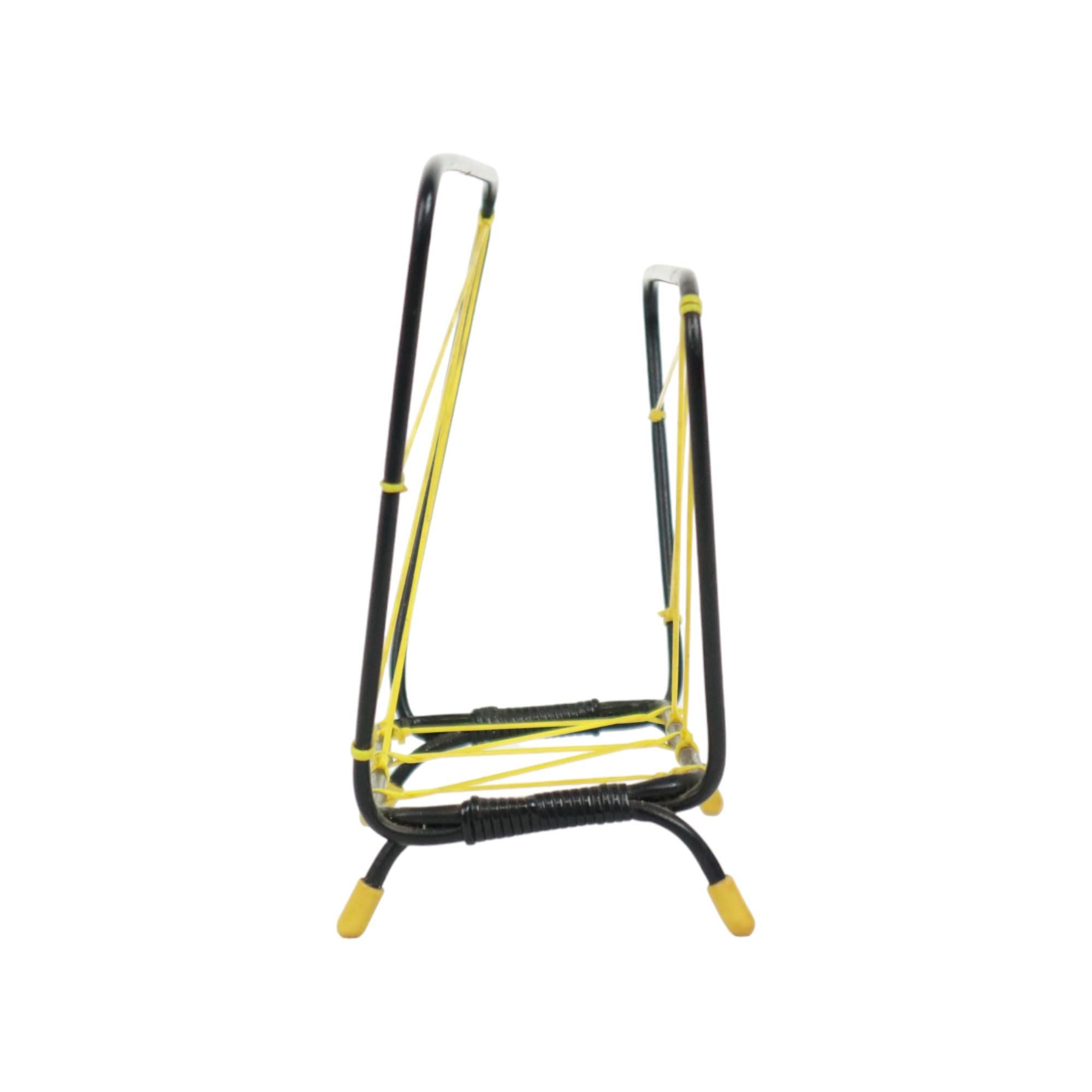Belgian Vintage Design Letter Holder Metal Scoubidou 1950s For Sale