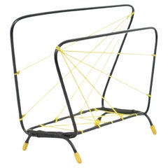 Porta lettere di design vintage in metallo Scoubidou 1950s