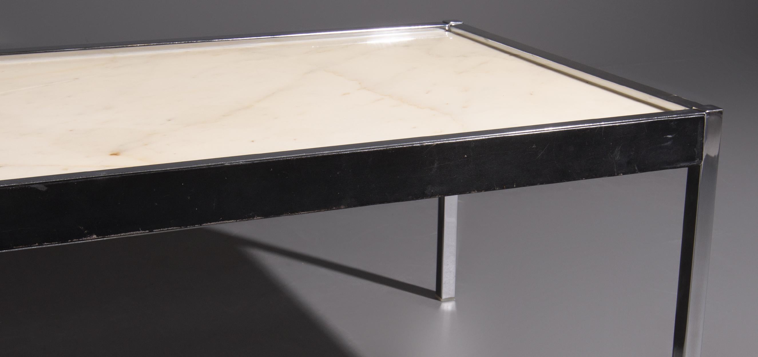 Table basse en marbre au design vintage, années 1970 en vente 1