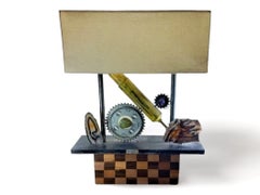 Vintage design MOTO Table lamp by Felix de Boussy 1997 Brutalist ART