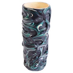 Kunststoffvase im Vintage-Design, Tschechoslowakei, 1970er Jahre.