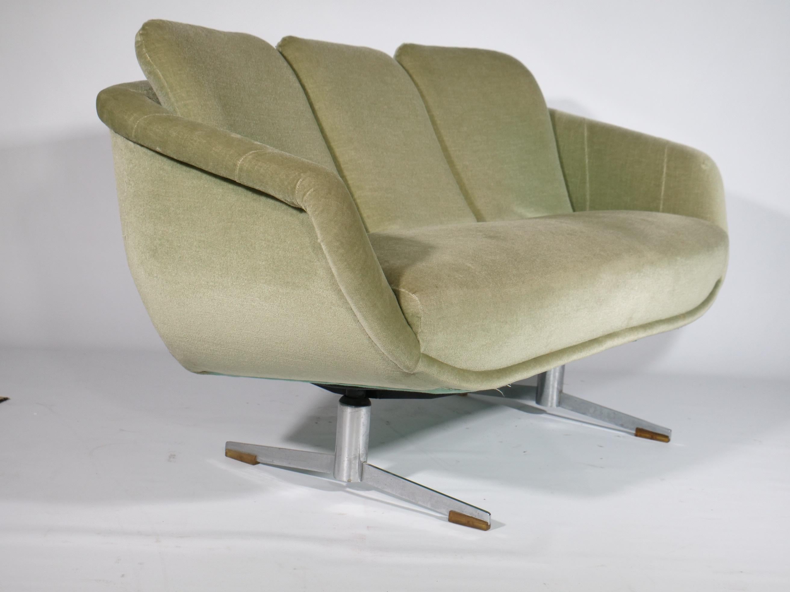 italien Canapé design vintage du milieu du siècle - Couch Space Age - 60er 70er Jahre en vente